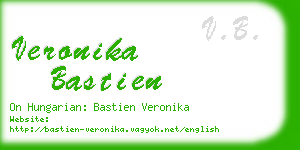 veronika bastien business card